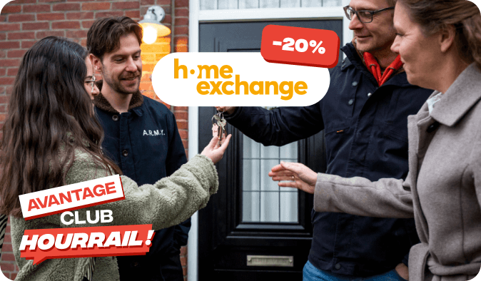 Avantage Club HOURRAIL : réduction HomeExchange.